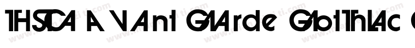 ITC Avant Garde Gothic Demi Conden字体转换